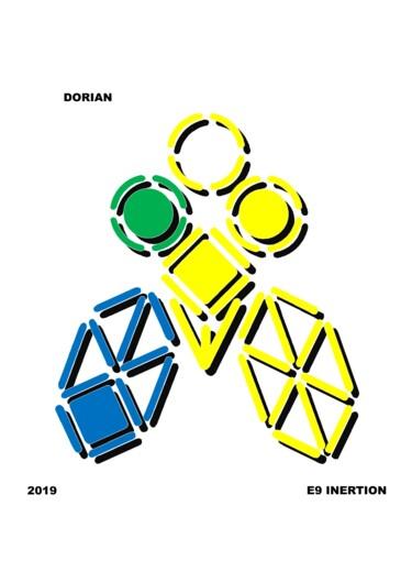 Arts numériques intitulée "DORIAN" par Etienne Frouin (E9 Inertion), Œuvre d'art originale, Travail numérique 2D