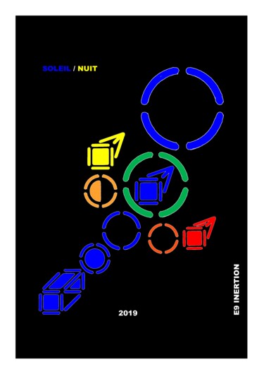 Arts numériques intitulée "SOUS LE SOLEIL DE L…" par Etienne Frouin (E9 Inertion), Œuvre d'art originale, Travail numérique…