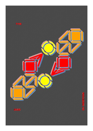 Grafika cyfrowa / sztuka generowana cyfrowo zatytułowany „TYR” autorstwa Etienne Frouin (E9 Inertion), Oryginalna praca, 2D…