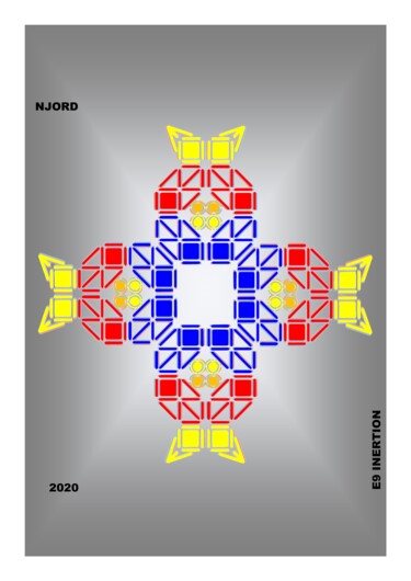 数字艺术 标题为“NJORD” 由Etienne Frouin (E9 Inertion), 原创艺术品, 2D数字工作