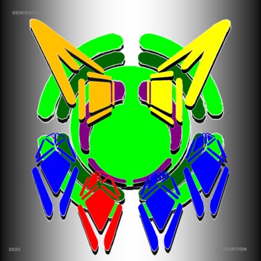 "DEMISSION" başlıklı Dijital Sanat Etienne Frouin (E9 Inertion) tarafından, Orijinal sanat, 2D Dijital Çalışma