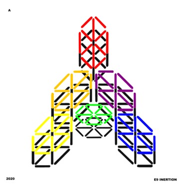 Arts numériques intitulée "A" par Etienne Frouin (E9 Inertion), Œuvre d'art originale, Travail numérique 2D