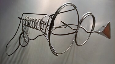 Sculpture titled "The Old One, N°6 d'…" by Etienne Frouin (E9 Inertion), Original Artwork, Metals