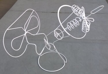 Sculpture intitulée "The Air Radiation G…" par Etienne Frouin (E9 Inertion), Œuvre d'art originale, Métaux