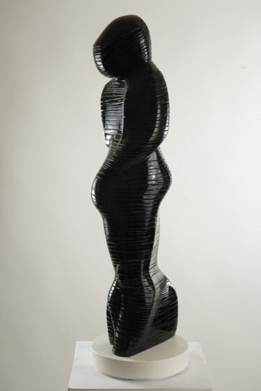Skulptur mit dem Titel "Vibration" von Etienne Rayssac, Original-Kunstwerk, Harz