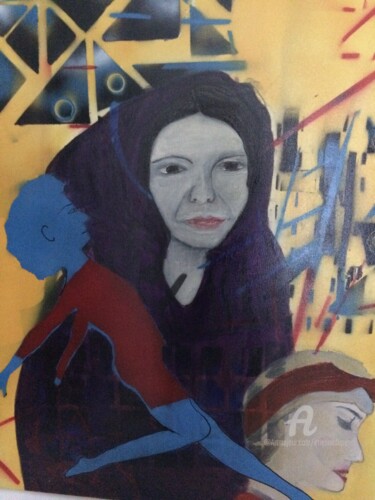 Malarstwo zatytułowany „FARIZA dans la lumi…” autorstwa Étienne Dupé, Oryginalna praca, Akryl