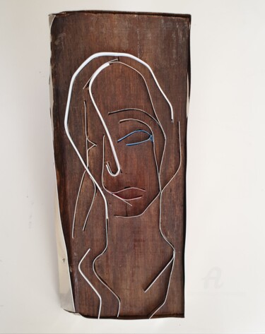 Sculpture titled "2019 Rebecca" by Étienne Dupé, Original Artwork, Wood