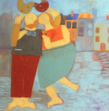 绘画 标题为“Danse au chemin eau…” 由Etolessence, 原创艺术品
