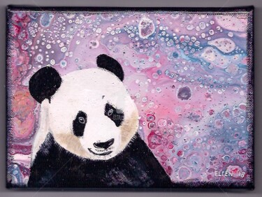 Malerei mit dem Titel "panda" von Ellen Hendrikx, Original-Kunstwerk, Acryl