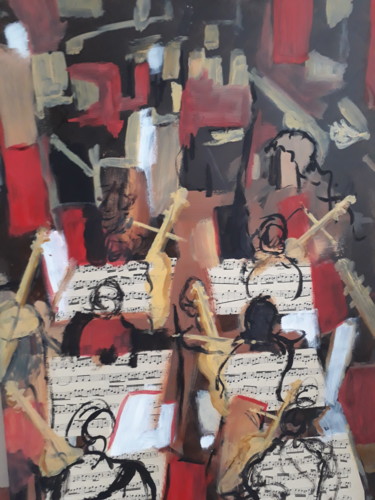 Ouverture Peinture intitulée "Ouverture" par Ettore Sassi, Œuvre d'art originale, Collages