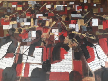 Concerto Collages intitulée "Concerto" par Ettore Sassi, Œuvre d'art originale, Collages