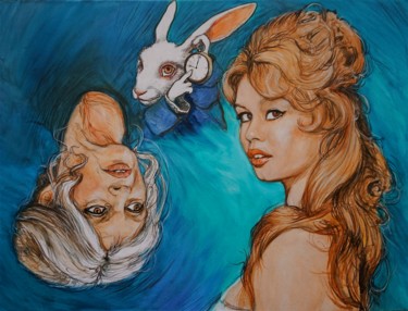 Painting titled "tempus fugit" by Etzi, Original Artwork, Oil