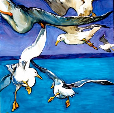 Painting titled "libertad" by Etzi, Original Artwork