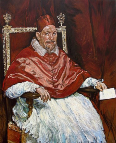 Painting titled "merci Velazquez" by Etzi, Original Artwork, Oil