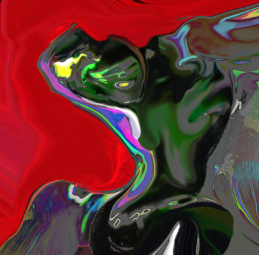 Digital Arts titled "Figura incierta" by Euclides Bernasconi Castellano, Original Artwork