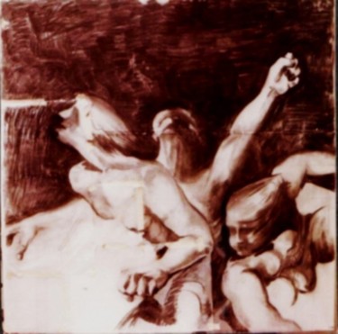 Pintura titulada "Boseto para mayo68" por Euclides Bernasconi Castellano, Obra de arte original