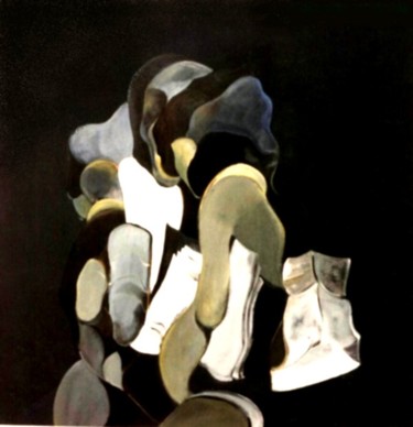 Pintura titulada "El diarero" por Euclides Bernasconi Castellano, Obra de arte original