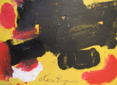 Peinture intitulée "Abstrait" par Eugenio Otero Vilchez, Œuvre d'art originale, Huile