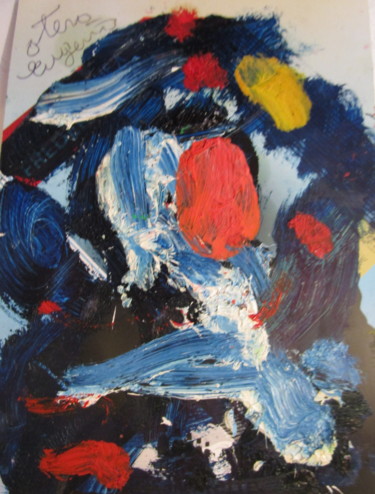 Pintura intitulada "Abstrait" por Eugenio Otero Vilchez, Obras de arte originais, Óleo
