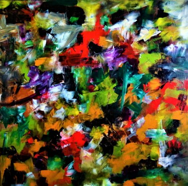 Painting titled "2223" by Eugenia Delad, Original Artwork, Oil
