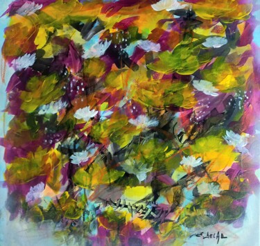 Painting titled "5436j" by Eugenia Delad, Original Artwork, Acrylic