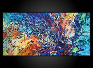 Картина под названием "Ocean Soul" - Eugenia Mangra, Подлинное произведение искусства, Масло