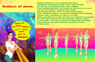 Arte digital titulada "bailarinas.jpg" por Eugenia Spilnik, Obra de arte original
