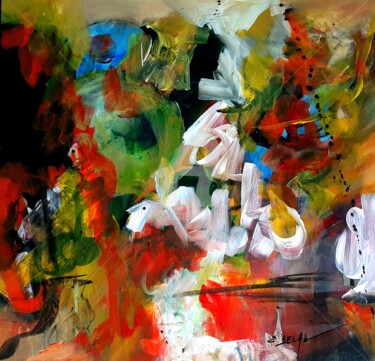 Liberté intérieure Peinture intitulée "Liberté intérieure" par Eugenia Delad, Œuvre d'art originale, Acrylique