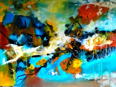 2515 Peinture intitulée "2515" par Eugenia Delad, Œuvre d'art originale, Acrylique