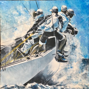 Pittura intitolato "Skippers" da Eugenio Giaccone, Opera d'arte originale, Acrilico