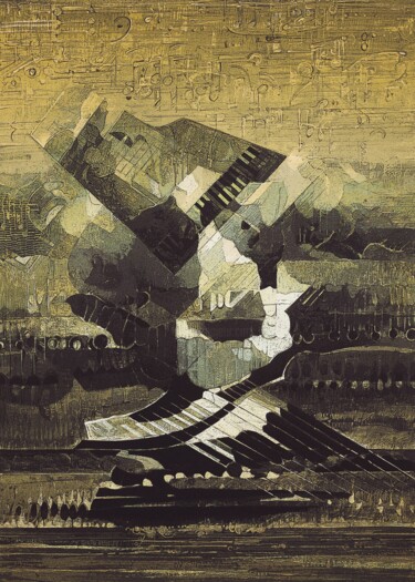 Digital Arts titled "Z cyklu: Impresje m…" by Eugeniusz Delekta, Original Artwork, Digital Painting