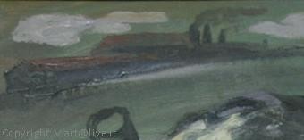 Картина под названием "Fish Plateau. Detai…" - Eugine Ginzburg, Подлинное произведение искусства