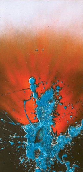 Painting titled "Splash cosmico" by Eunice Maia, Original Artwork