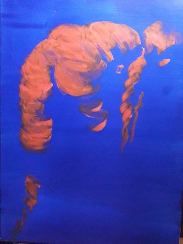 Peinture intitulée "mary5" par Fabien Lheuillier, Œuvre d'art originale, Acrylique