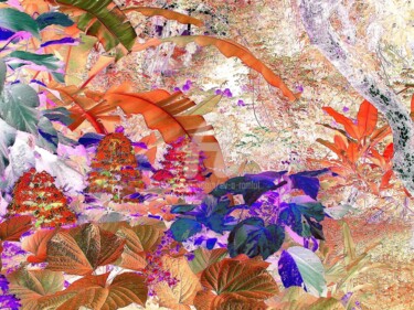 Digital Arts titled "SHANGRI-LA tangerin…" by Ev.A. Ramlot, Original Artwork, Photo Montage