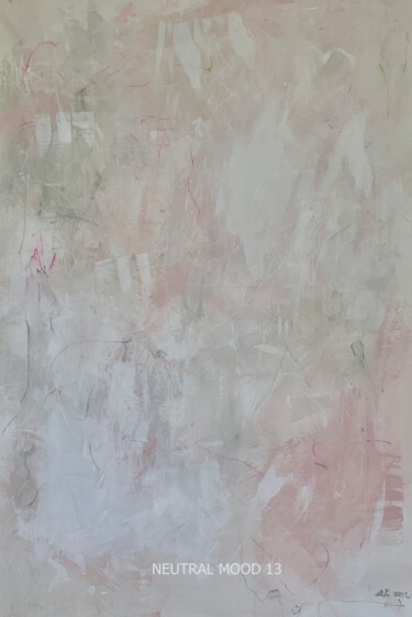 Malarstwo zatytułowany „Neutral Mood 13” autorstwa Eva Bassano, Oryginalna praca, Akryl