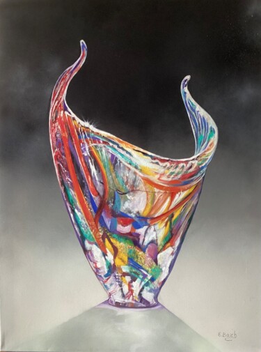 Pittura intitolato "Venetian Vase 2" da Eva Bazhenova, Opera d'arte originale, Olio