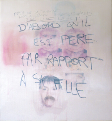 Painting titled "L’important était d…" by Eva Bergera, Original Artwork, Acrylic