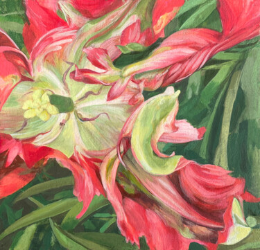 Pintura intitulada "Tulip_04" por Eva Buchmuller, Obras de arte originais, Acrílico