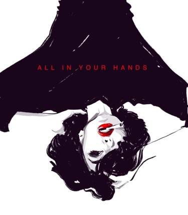 「All in your hands」というタイトルのデジタルアーツ Evgeniya Abramovaによって, オリジナルのアートワーク, デジタル絵画