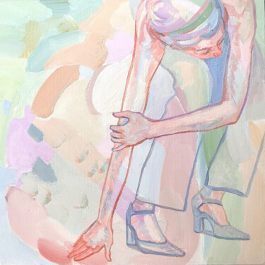 Malarstwo zatytułowany „Сlosely” autorstwa Eva Gets, Oryginalna praca, Akryl Zamontowany na Drewniana rama noszy