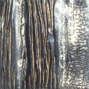Escultura titulada "fossile-1.jpg" por Eva Hodinova, Obra de arte original, Cerámica