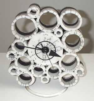 Escultura intitulada "orologio" por Eva Hodinova, Obras de arte originais, Cerâmica