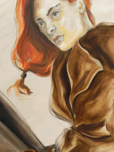 Картина под названием "The Vamps of Egon S…" - Eva Lacres, Подлинное произведение искусства, Акрил