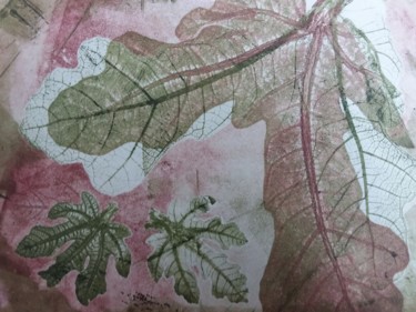 Printmaking titled "Fig 3" by Eva Lacres, Original Artwork, Collagraphy