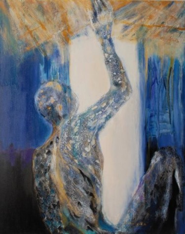 Pintura titulada "Límite II" por Eva Manzella, Obra de arte original, Oleo