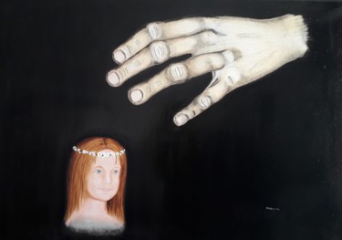 Peinture intitulée "without a title / s…" par Éva Mihalovics, Œuvre d'art originale, Huile
