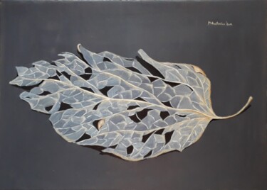 Pintura titulada "fragile november" por Éva Mihalovics, Obra de arte original, Oleo