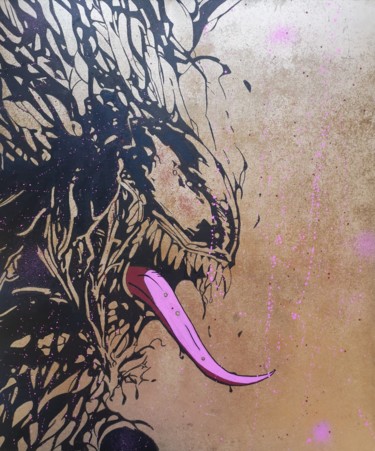 "Venom" başlıklı Tablo Eva Pantera tarafından, Orijinal sanat, Akrilik