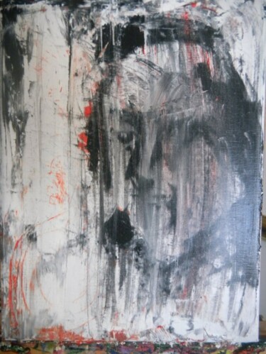 Painting titled "Призрак поэта" by Eva Shturma, Original Artwork